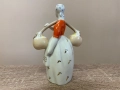 Фарфорова статуетка „Момиче с коромисло“, Полонски завод, снимка 4