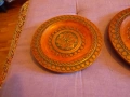 Дървена чиния с медни нишки фи 125 и 145 мм нови, снимка 8