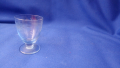 Ретро малки симпатични ракиени чашки, ръчна гравюра, син оттенък – 6 бр, снимка 7