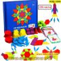 Детска образователна игра Монтесори с цветни геометрични фигури от 155 части - КОД 3559, снимка 1