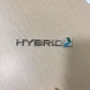 Голяма метална емблема HYBRID за автомобили, снимка 3