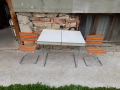 Стар туристически комплект маса със столчета, снимка 2
