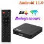 ТВ бокс Tanix W2 - 2GB/16GB, Dual Wifi, 4K, Bluetooth, AV1, Android 11, снимка 1 - Приемници и антени - 45670039