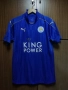 Leicester City Vardy 2016 2017 Home Puma оригинална тениска фланелка Лестър Сити Варди , снимка 2