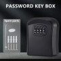 Сейф за ключове с 4 цифрен код за Airbnb/Booking.com/гараж/хотел/офис/къща, снимка 4