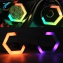 LED Hex „Angel Eyes“ RGB за BMW – комплект – 70/80/86/90 mm – Жълт мигач – Ултра ярки, снимка 2