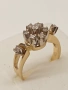 Златен пръстен с брилианти. , снимка 5