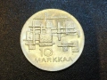 СРЕБРО Финландия 10 марки 1967, снимка 1