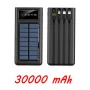 Външна батерия със соларен панел Power bank UKC 8412 10 000 Mah кабел за зареждане 4в1 , снимка 2