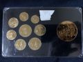 Позлатен пробен Евро Сет - Ватикана + медал, Седалището на Ватикана, снимка 3