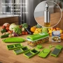 Кухненско Ренде за зеле, моркови с контейнер - Nicer Dicer Plus от 13 части , снимка 1