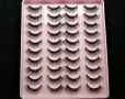 3D изкуствени мигли тип котешко око 20 чифта в кутия + пинсета и четка код S3, снимка 1 - Козметика за лице - 45406585