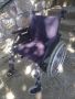 Сгъваема инвалидна рингова количка BREEZY  Ширина на седалката 52см