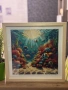 Ръчно изработен елмазен гоблен „Подводен свят“ – в рамка, снимка 2