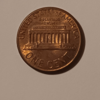 1 цент САЩ 1990 1 цент 1990 Американска монета Линкълн , снимка 4 - Нумизматика и бонистика - 44942020