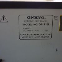 Onkyo DX-710 CD PLAYER, снимка 7 - Аудиосистеми - 45161750
