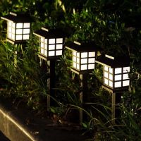 Соларни лампи за градина фенер 12 броя 36см, снимка 2 - Соларни лампи - 45089753