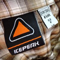 Icepeak  - мъжка карирана риза  с къс ръкав за планина и туризъм размер XL , снимка 8 - Ризи - 45269969