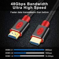 8K HDMI кабел 2.1 с DSC High Speed Ethernet, за монитор, проектор и др, снимка 7 - Кабели и адаптери - 45170740