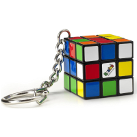 Комплект оригинален Рубик куб 3x3x3 & Ключодържател - С цветни пластини, снимка 5 - Игри и пъзели - 44996874