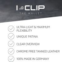 I-CLIP Оригинален мини портфейл с щипка за пари, снимка 6 - Портфейли, портмонета - 45248138