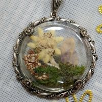 Колекционерски медальон с еделвайс, снимка 3 - Антикварни и старинни предмети - 45876704