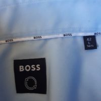 Hugo Boss slim fit organic cotton,размерът е  L ...42/16 1/2. , снимка 9 - Ризи - 43970975