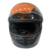 Каска за пистов мотор, шлем, 4 размера, черен/оранжев, снимка 4 - Аксесоари и консумативи - 46173650