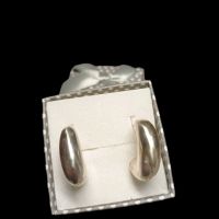 Сребърни обеци с винтчета, снимка 3 - Обеци - 45201156