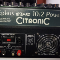 стъпало активен мишпулт CITRONIC EPHOS sdr 10:2 + кейс, снимка 4 - Ресийвъри, усилватели, смесителни пултове - 45004834