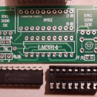 LM3914 кит индикатор за ниво на батерия с 10 сегмента , снимка 2 - Друга електроника - 45443651