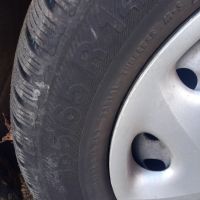 зимни гуми със железни джанти и оригинални тасове , снимка 8 - Гуми и джанти - 45572396