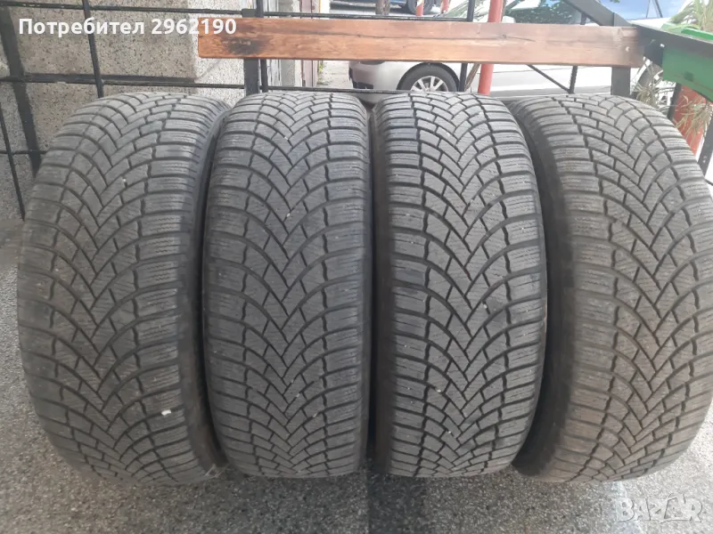 4бр. зимни гуми Bridgestone 195 55 16, снимка 1