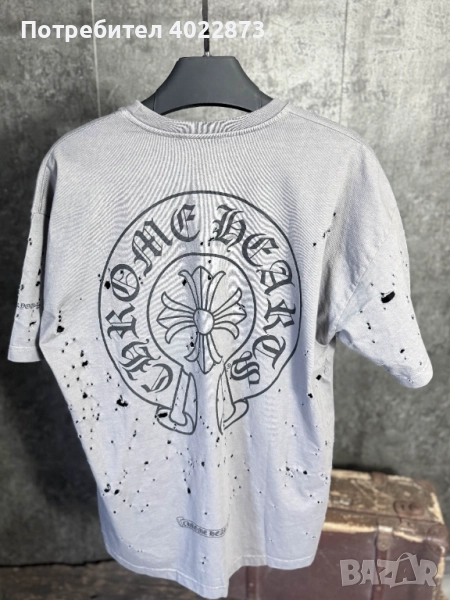 Мъжки Тениски Chrome Heart Oversize, снимка 1