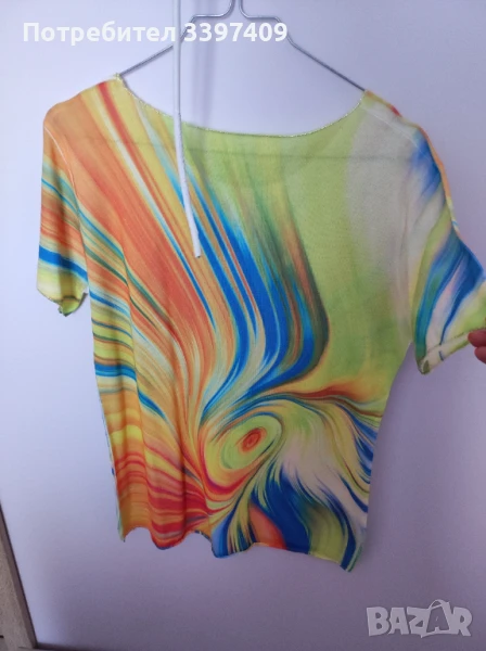 Многоцветна блуза М размер , снимка 1
