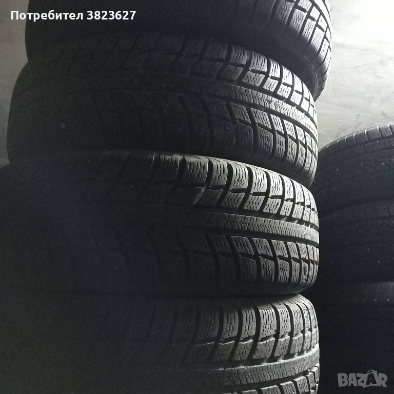 4 зимни гуми Мишелин 195 65 15, снимка 1