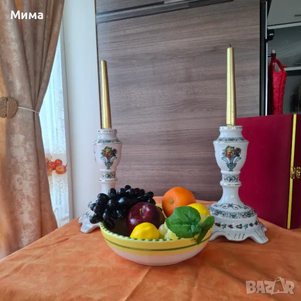 Свещници порцеланови, снимка 1