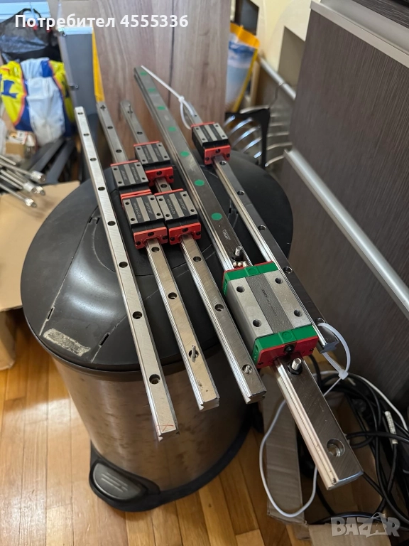 Оригинални линейни релси и каретки Hiwin, снимка 1