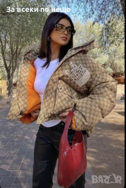 The North Face Дамско Бежово Зимно Яке Дъ Норт Фейст Код A842, снимка 1