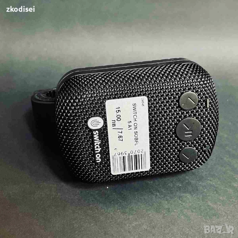 Bluetooth тонколона SWITCH ON SOBFL 5 A1, снимка 1