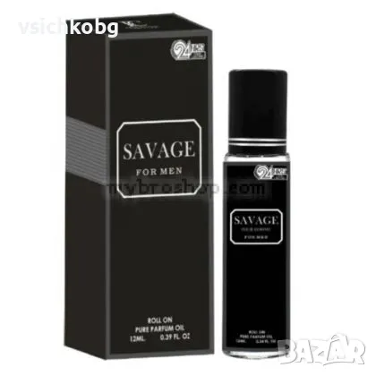 Ориенталскo парфюмно масло Savage for men 12 ml Бергамот, мандарина, кедър, сандалово дърво, ванилия, снимка 1