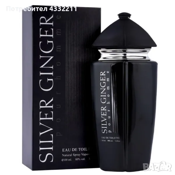 Парфюм Silver Ginger by BN, Unisex, Eau de toilette 100ml, снимка 1