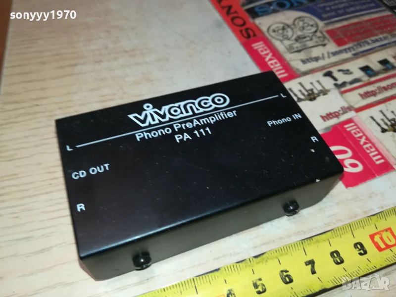 VIVANCO PA111 PHONO PREAMPLIFIER 2907250911, снимка 1