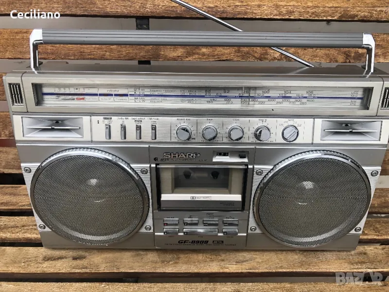 SHARP GF 8989 H-като Нов-Колекционерски радиокасетофон! , снимка 1