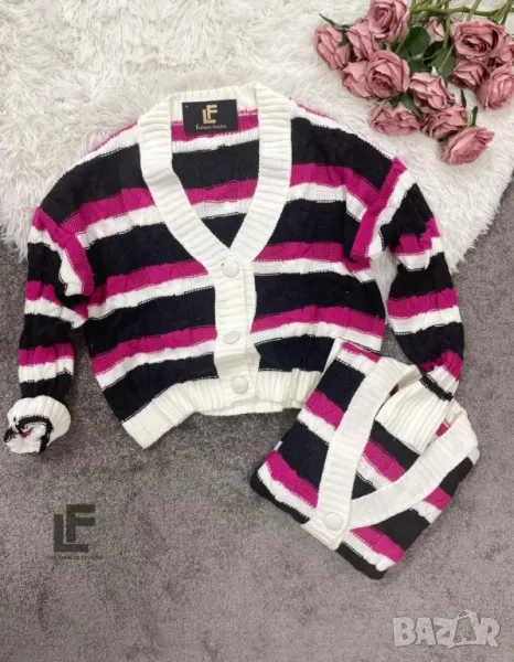 Плетена Жилетка LFS Blossom Pink 9380 , снимка 1