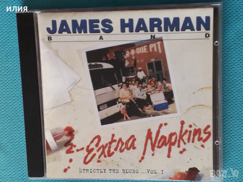 James Harman Band – 1988 - Extra Napkins (Strictly The Blues....)(Harmonica Blues), снимка 1