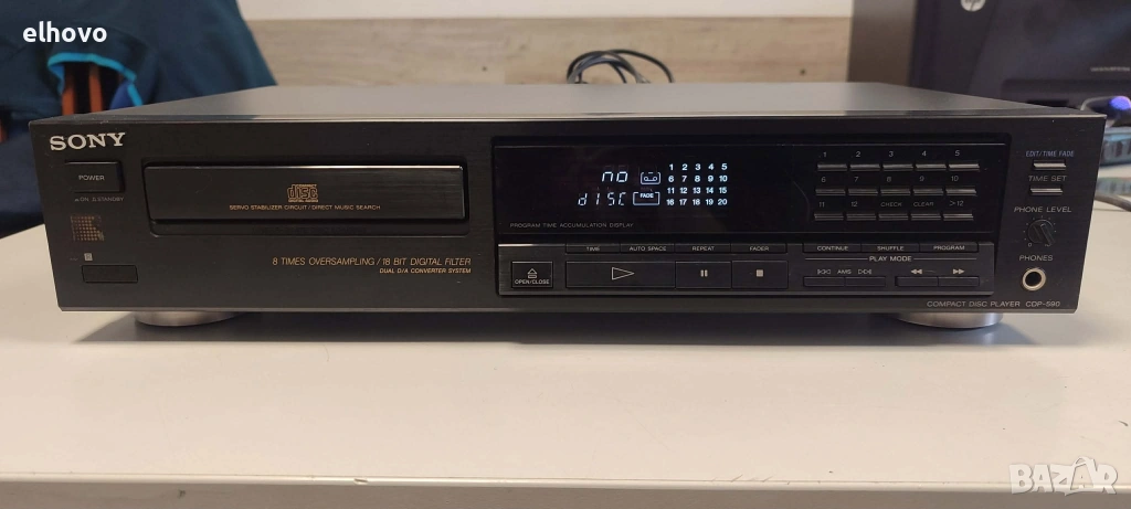CD player Sony CDP-590, снимка 1