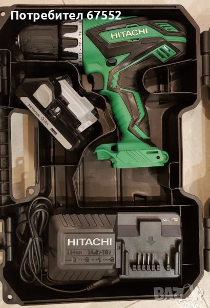Продавам ударен винтоверт Hitachi DV18DGV, снимка 1