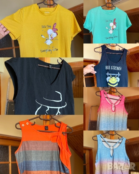 Дамски потничета и тениски М/Л, снимка 1