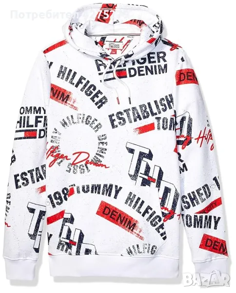 Tommy Hilfiger Hoodie Sweatshirt Суичър р-р L, снимка 1